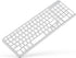 Wireless Bluetooth Keyboard for Apple Mac OS, US QWERTY Layout, Scissor Keys, Rechargeable Battery, Compatible with
