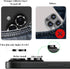 2X2 Pack 16 /16,Camera Alloy Metal Camera Lens Protector Compatible for iPhone Plus Cover Ring Tempered Glass