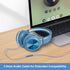 SIMOLIO Kids Headphones Wired for School, 85dB 94dB 104dB Volume Limited, Foldable & Adjustable, Stereo Over Ear
