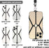 Cell Phone Lanyard, Phone Lanyard Tether with Patch, 2 in 1 iPhone Lanyard Tether with Carabiner Clip for Anti-Drop Outdoor Skiing Hiking Cycling Climbing, Fits iPhone and Most Cell Phones