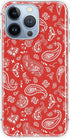 Blingy's for iPhone 13 Pro Case (6.1 inch), Fun Bandana Style Tribal Ethnic Pattern Paisley Art Soft TPU Protective