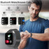 Smart Watch for Men Women, 1.85" IP68 Waterproof Smartwatch, Fitness Tracker with Heart Rate/Sleep Monitor, Black