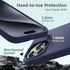 Cordking iPhone 15 Pro Case, Navy Blue, 6.1" Ultra Slim Silicone, Shockproof, Soft Anti-Scratch Microfiber Lining.