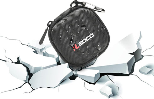 RLSOCO Hard Case for Shokz OpenFit/OpenFit Air Open-Ear True Wireless Bluetooth Headphones (Black)