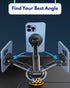 PTz Worlds PTz Words for MagSafe Windshield Mount - Magnetic Phone Holder for Car, Suction Cup, High Heat Resistant