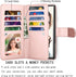 Njjex Wallet Case for Samsung Galaxy Note 10 - PU Leather ID Credit Holder Folio Flip with 9 Card Slots