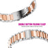 Compatible for Garmin D2 Air Band, Quick Release Stainless Steel Metal Replacement Straps Compatible with Compatible with Garmin D2 Air X10 GPS Smartwatch