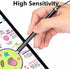 Stylus Pen for Touch Screens, Tablet Touch Pen with Chain Capacitive Touch Screen Pen Black High Sensitivity Stylus for Mobile Phone GPS