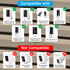 Ring Camera Vinyl Siding Wall Mounts, No Drill 360 Degree Adjustable for Ring Stick Up Cam & Indoor Cam (2 Pack)