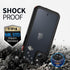 BEASTEK iPhone 14 Plus Waterproof Case, Red FSN Series, Underwater Shockproof Dustproof with Built-in Screen Protector