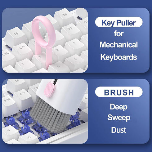 Electronics Cleaner Kit: Keyboard Brush, AirPod Cleaning Tool, Phone Screen Cleaner for Computers, MacBooks