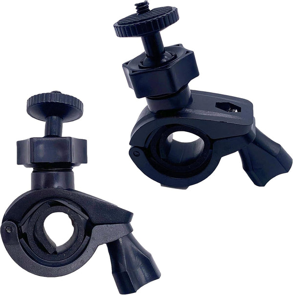 ThtRht 2 Pack Bike Camera Mount with 1/4" Screw Handlebar Super Clamp Action