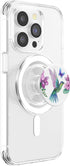 Hummingbird Flowers Cellphone Button Pop Out Grips Hummingbird Phone Grip Pop Up Holder Floral Purple Butterfly