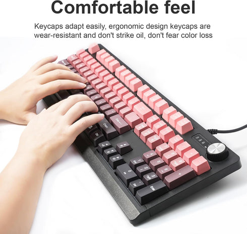 Generic 100 Wired RGB Gaming Membrance Keyboard. Percent Mini Creamy LED Computer Keyboard .Small Ergonomic Clicky