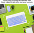 Keyboard and Mouse, Ultra Slim Bluetooth Combo, Rechargeable Portable Set for Laptop PC Cellphone