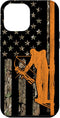 iPhone 12 Pro Max Bow Hunting Tree Stand Deer Hunter American Flag Camouflage Case