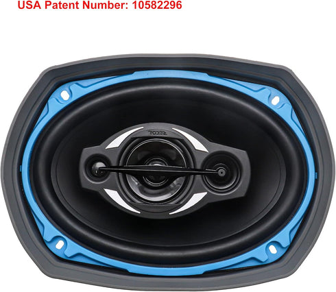 RECOIL SPB69 Foldable Silicone 6 X 9” Car Speaker Baffle Kits - Sound Quality Improvement and Protection, One Pair