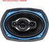 RECOIL SPB69 Foldable Silicone 6 X 9” Car Speaker Baffle Kits - Sound Quality Improvement and Protection, One Pair