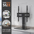 Universal TV Stand - Table Top Stand for 27-60 inch LCD LED TVs, 9 Level Height Adjustable Base