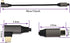 90 Degree USB 3.1 Type c to Type C Connector Cable 60W&3A Right Angled 3.1 USB Type C Male Extension Cable Supports Charging,Data,Audio,Video Cable for Laptop&Tablet&Mobile Phone.(0.3M/2Pack) by AAOTOKK