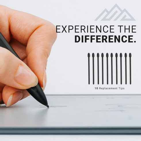 V-Pen Stylus Nibs for Remarkable 2, 10-Pack Black Tips for Precision and Durability
