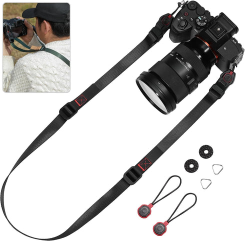 Camera Strap Compatible for Peak Design Quick Release - Adjustable Length 198