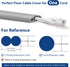 Floor Cord Cover 4ft, Gray Cable Management Cover, Prevent Cable Trips, Wire Protector for Electric Power Cords