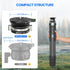 WEYLLAN LH7 1/4'' 3/8" 10kg/22lbs Leveling Head Tripod Leveling Base for Camera Tripod Leveler Aluminum Alloy Tripod