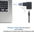 Duttek Ethernet Adapter 90 Degree, Left Angled RJ45 Male to Female Extender Adapter, Cat5e/Cat6 RJ45 Ethernet, 2 Pack