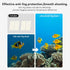 UTEBIT 6 196FT/60M Underwater Waterproof Case for DJI Osmo Action Camera, Protective Diving Housing with Camera Handle