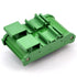 CZH-LABS DIN Rail Mount 2 Ports Passive RJ45 PoE Power Injection Board, Power Over Ethernet Injector