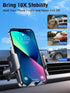 Qhumility 3-in-1 2025 360 Car Phone Holder, Upgraded Phone Mount for Car Dashboard Air Vent Windshield, Adjustable Car
