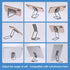 Cell Phone Ring Holder, Foldable Finger Kickstand, 360° Rotation Metal Ring Grip Adjustable Phone Stand for Magnetic