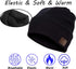 Wireless Beanie Hat for Men Women Music Beanie Hat Headphones Headset Speaker Microphone Cap for Boys Teens Tech