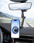 Okyfree 360 16 15 14 13 12 Magnetic Phone Holder for Car, Rear View Mirror Phone Holder Car Mount Magsafe Adjustable