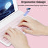 Bluetooth Wireless Keyboard and Mouse Combo, Ultra-Slim Ergonomic Small Rechargeable Bluetooth Keyboard Mouse Set for