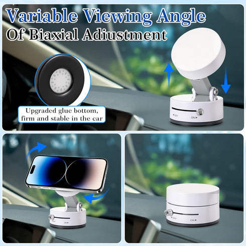 Kingdder 360 Vacuum Magnetic Suction Phone Holder Updated Rotatable and Foldable Magnetic Phone Mount Stand for Gym