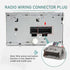 Zeathery Hummer Speaker Wiring Harness Radio Wiring Harness, Audio CD Player Pigtail, Modification Accessories