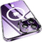 Jmltech iPhone 15 Pro Max Case - Clear Magnetic Silicone Bumper, Shockproof Hard Back, 6.7" with MagSafe.