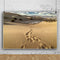 7x5ft Desert Landscape Photography Background, Blue Sky White Clouds Natural Scenery for Party Decorations