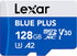 Lexar Blue Plus 128GB MicroSD Memory Card UHS-I with SD adapter, up to