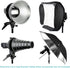 NEEWER S Type Bracket Holder with Bowens Mount for Square Head Flash Speedlite, Compatible with Godox AD200Pro