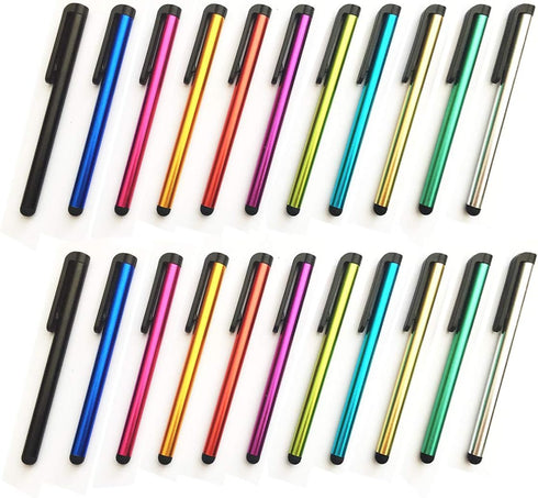 Stylus Pen Set of 22 Pack, Multicolors Capacitive Stylus for iPad, iPhone, Samsung, Kindle, Tablet Devices