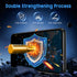 S23 Screen-2 Pack Uyiton UnBreak-Glass for Samsung Galaxy Plus Privacy Screen Protector, [Ultrasonic Fingerprint