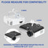 VIVO Universal Extending Ceiling Projector Mount, Height Adjustable Projection, White, MOUNT-VP02W
