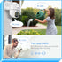 Hiseeu 2K 3MP PTZ Outdoor Security Camera, WiFi Camera with Auto Tracking, Light Alarm, Two-Way Audio, Plug-in Cable