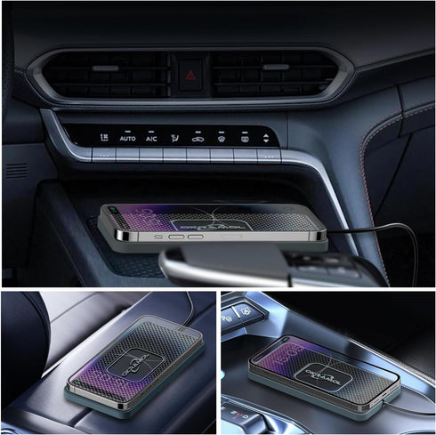 Wireless Charger for Car, Fast Charging Pad for Multiple Devices, Adapter for AirPods iPhone15/14/13/12 Pro/Max