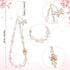 HaiFafafaing Y2k Pink Camera Charm Strap Beaded Digital Phone Charm Wrist Strap Keychain Wristlet Camera Wrist Straps