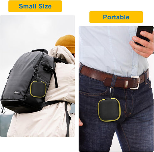 Storage Hard Case Compatible with DeWALT Bluetooth Speaker, Magnetic Clip-On Wireless Portable Mini Speaker Holder Bag