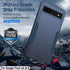 LMDAMZ Pixel 6A Rugged Shock Resistant Case, 6.1" Double Layer, Military Grade, with Car Mount & HD Glass Protector